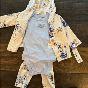 carters 3 piece set new with tags